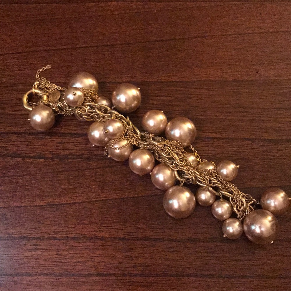 JCrew assorted pearl bracelet